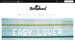 Desktop Screenshot of neonislandclothing.com